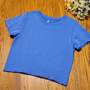 All In Motion Blue Shirt - Girl's Large